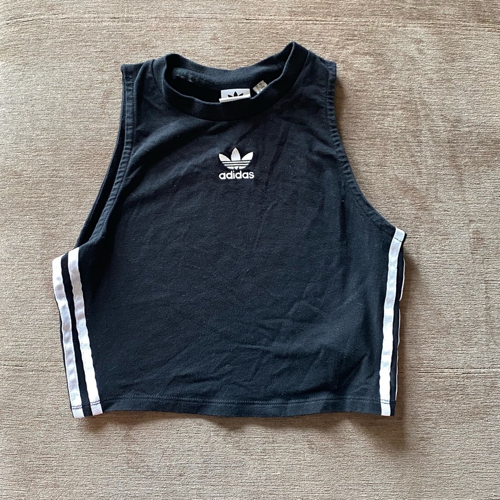 Adidas crop tank top